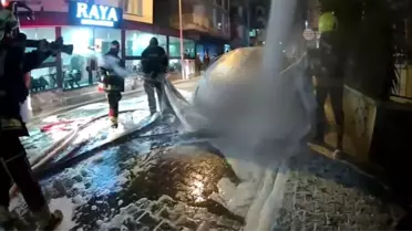 Mersin'de Elektrikli Araç Yangınına Modern İtfaiye Teknolojileriyle Müdahale