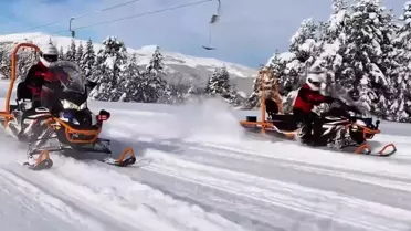 Ilgaz Dağı'nda JAK Timleri Kayak Merkezlerinde Güvenliği Sağlıyor