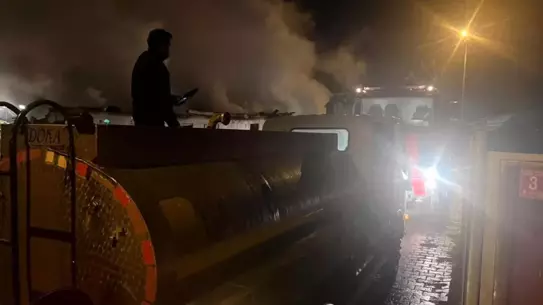 Manyas'ta Samanlık Yangını Hızlı Müdahale ile Kontrol Altına Alındı