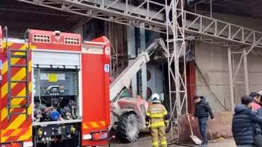 Mardin’in Kızıltepe İlçesinde Mısır Kurutma Tesisi Yangını Kontrol Altına Alındı