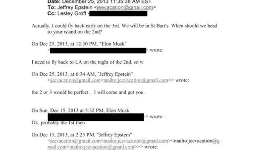 Musk’ın Epstein Belgelerindeki Görüşmeleri Ortaya Çıktı