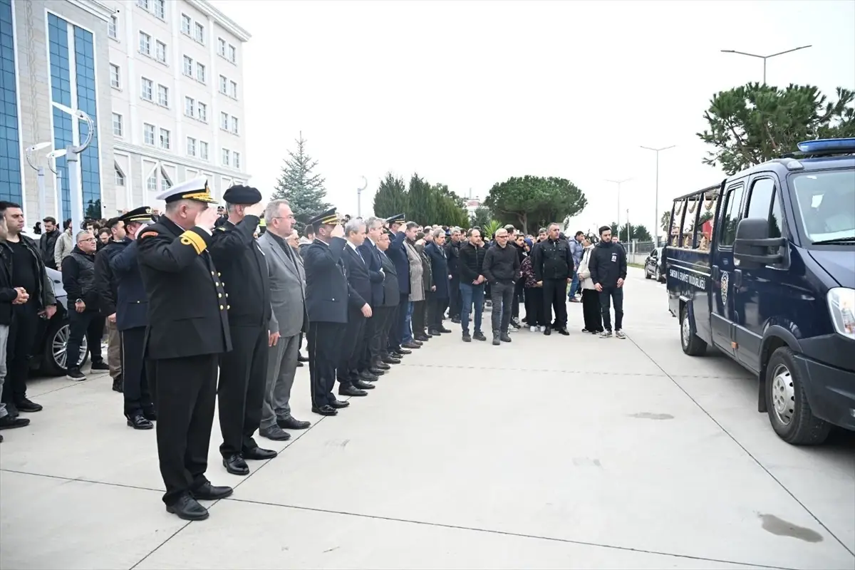 Samsun’da Polis Başmüfettişi Musa Bozkurt’un Cenazesi Duygusal Anlarla Veda Etti