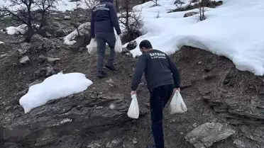 Kozluk’ta Soğuk Günlerde Yaban Hayvanlarına Destek: Yem Dağıtımı Başladı
