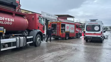Elazığ Sanayi Sitesi'nde Otomotiv Parça Dükkanında Çıkan Yangın Kontrol Altına Alındı