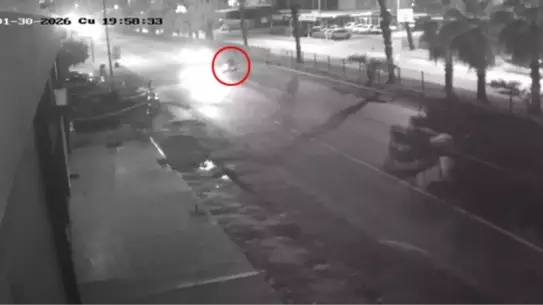 Kaza sonrası inceleme fotoğrafı