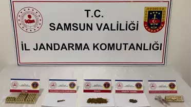 Samsun Salıpazarı'nda Uyuşturucu ve Mermi Operasyonu