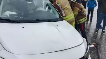 Silivri'de Çarpıcı Trafik Kazası: 4 Yaralı, Birinin Durumu Ağır