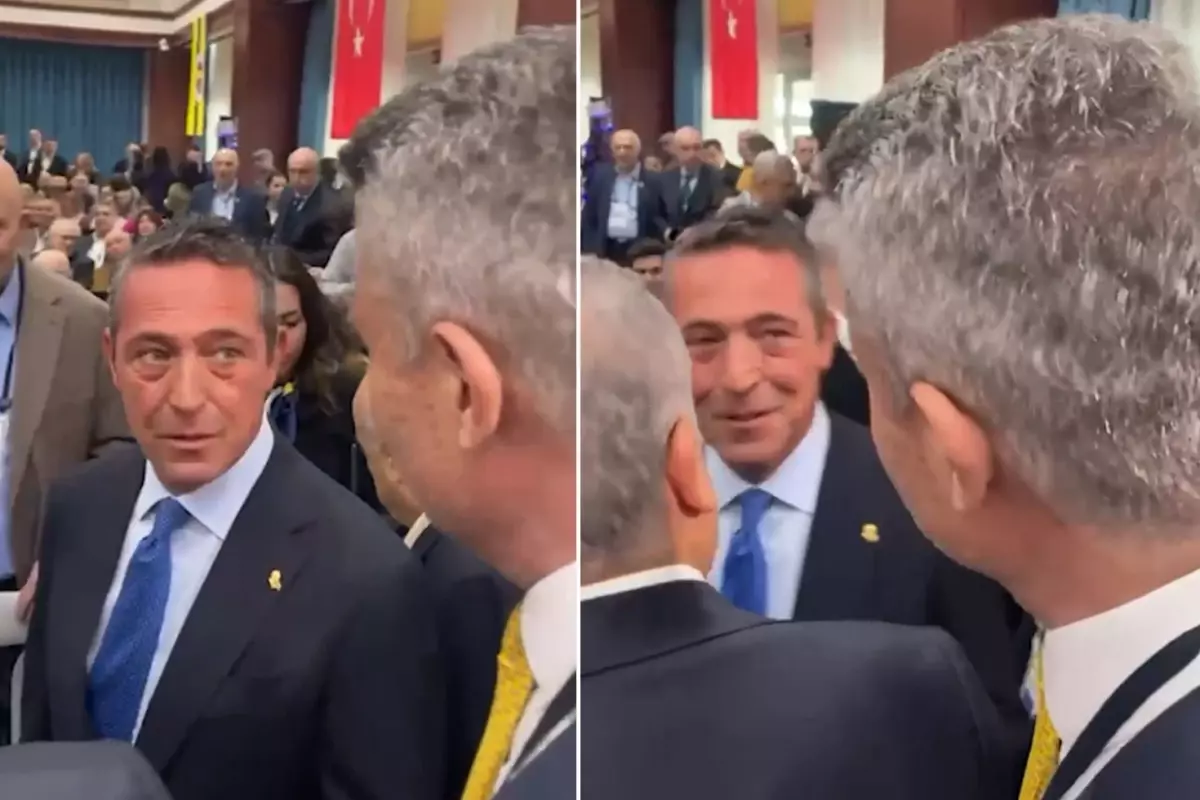 Ali Koç ve Sadettin Saran Yüksek Divan Toplantısında