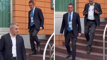 Ali Koç, Ahmet Çelebi'nin Vefatını Öğrendikten Sonra Faruk Ilgaz Tesisleri'nden Ayrıldı