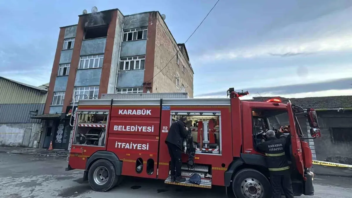 Karabük’te Daire Yangını Kontrol Altına Alındı: 6 Kişi Güvenli Şekilde Tahliye Edildi