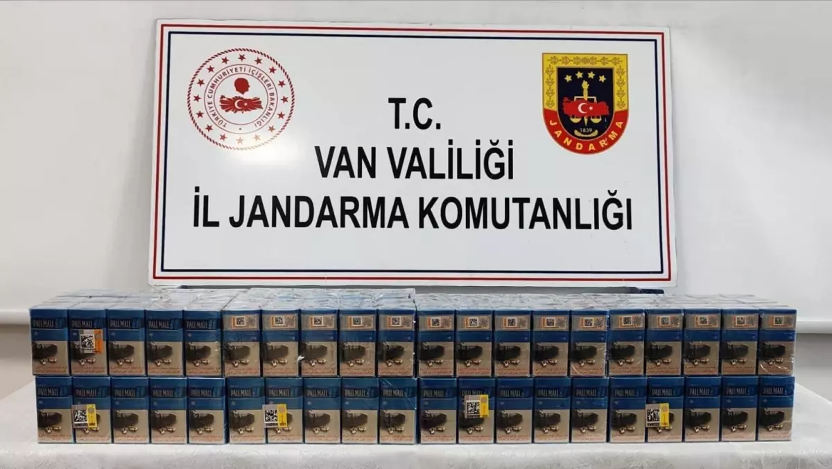 Van’da Jandarma, Çaldıran’da 720 Paket Kaçak Sigara Ele Geçirdi