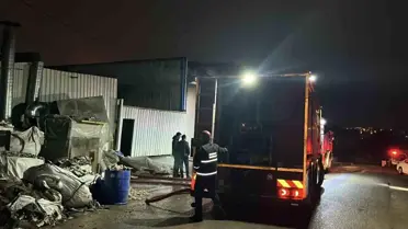 Yangın anında itfaiye ekipleri