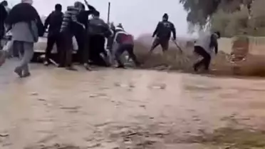 Kavga sonrası arazi görüntüsü