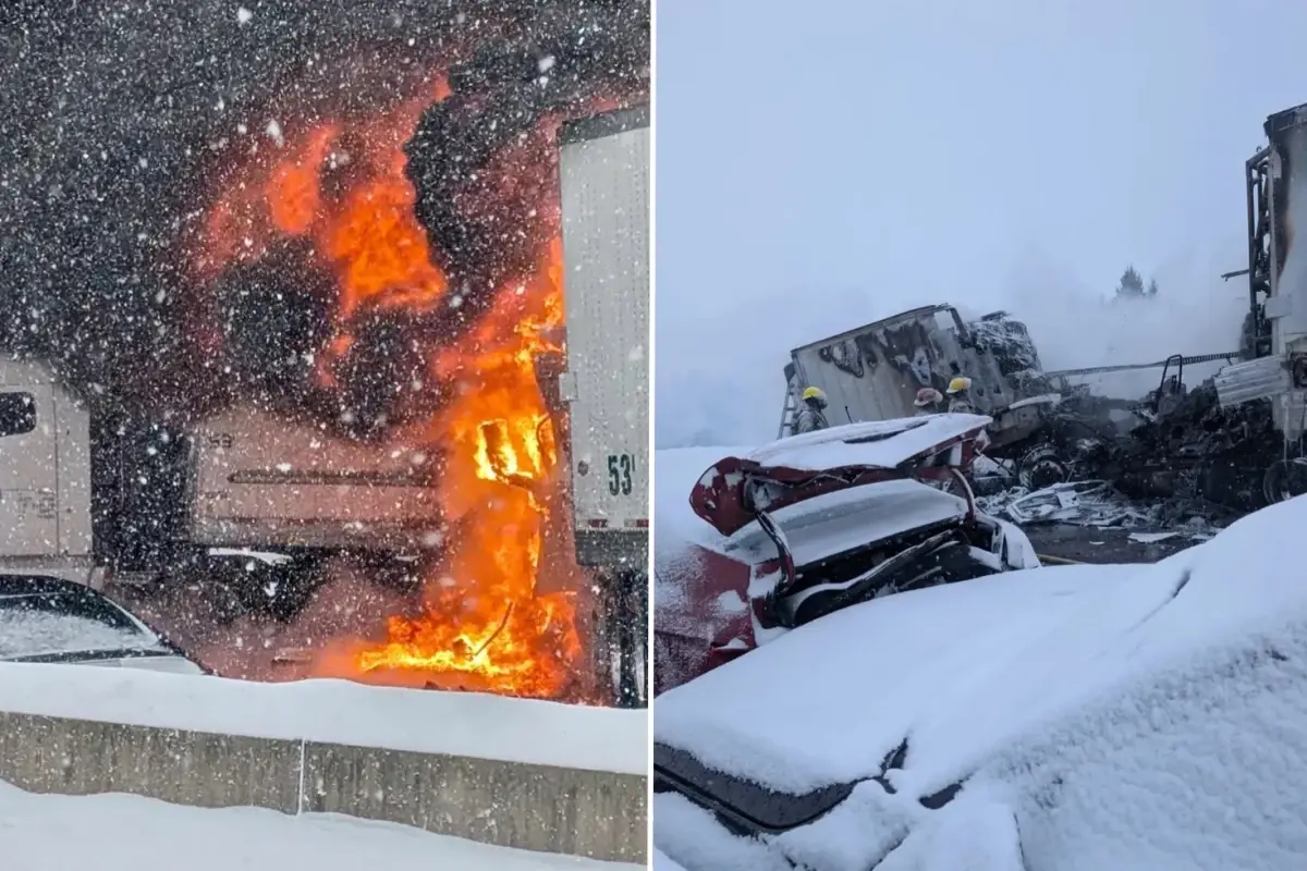 Kanada’da Kar Fırtınası Sırasında Türk Tır Şoförü Işık A. Kahramanlıkla Kadın Sürücüyü Kurtardı