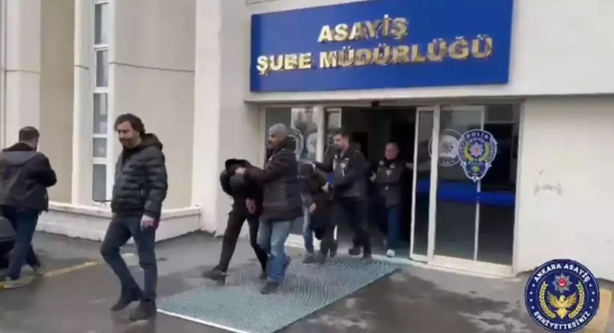 Ankara’da Çalıntı Araç Çetesi Çökertildi: 8 Şüpheli Gözaltında