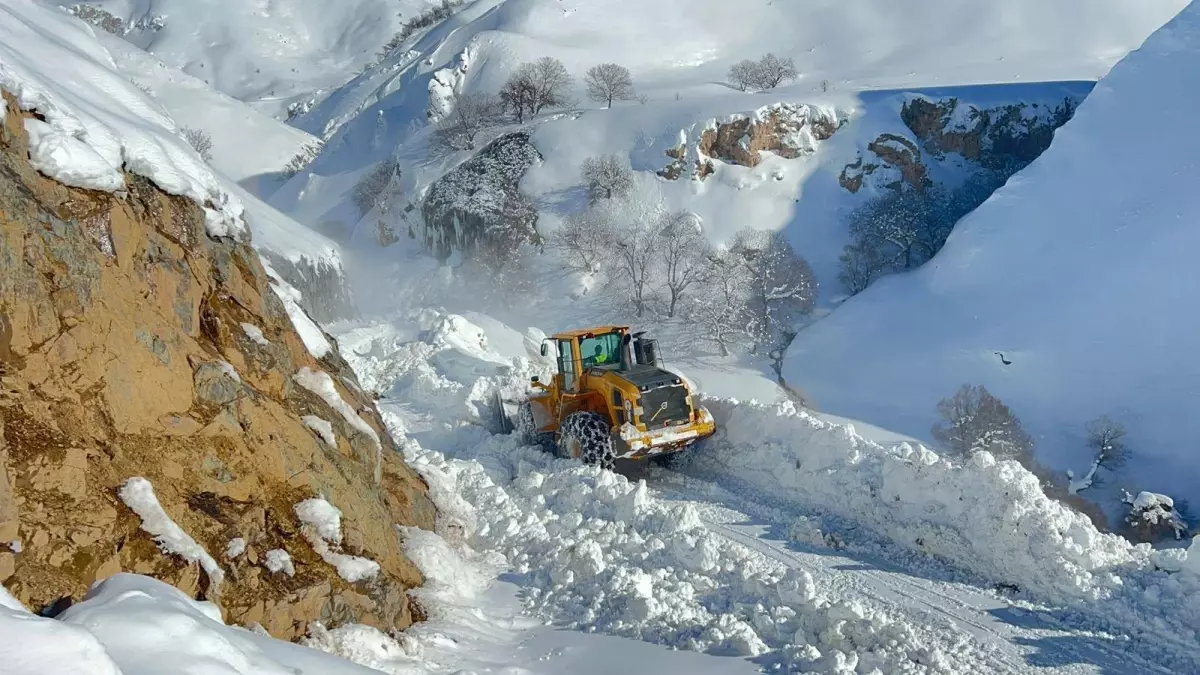 Hakkari'de Şiddetli Kar Yağışı ve Çığlar Yol Açıklıklarını Kapattı
