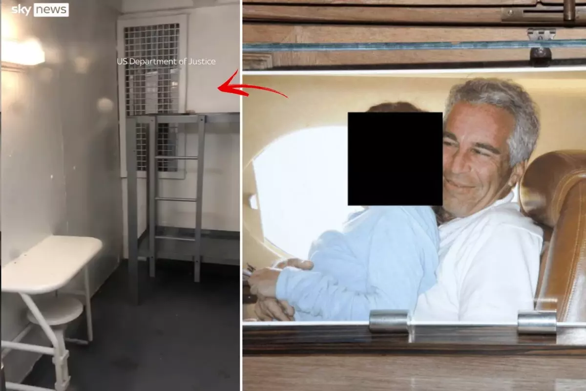 Jeffrey Epstein'ın Hapishane Hücresinde Şok Görüntüler Yayınlandı