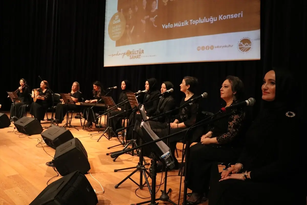 Sakarya’da 15 Kadının Vefa Gecesiyle Türk Sanat Müziği Buluşması
