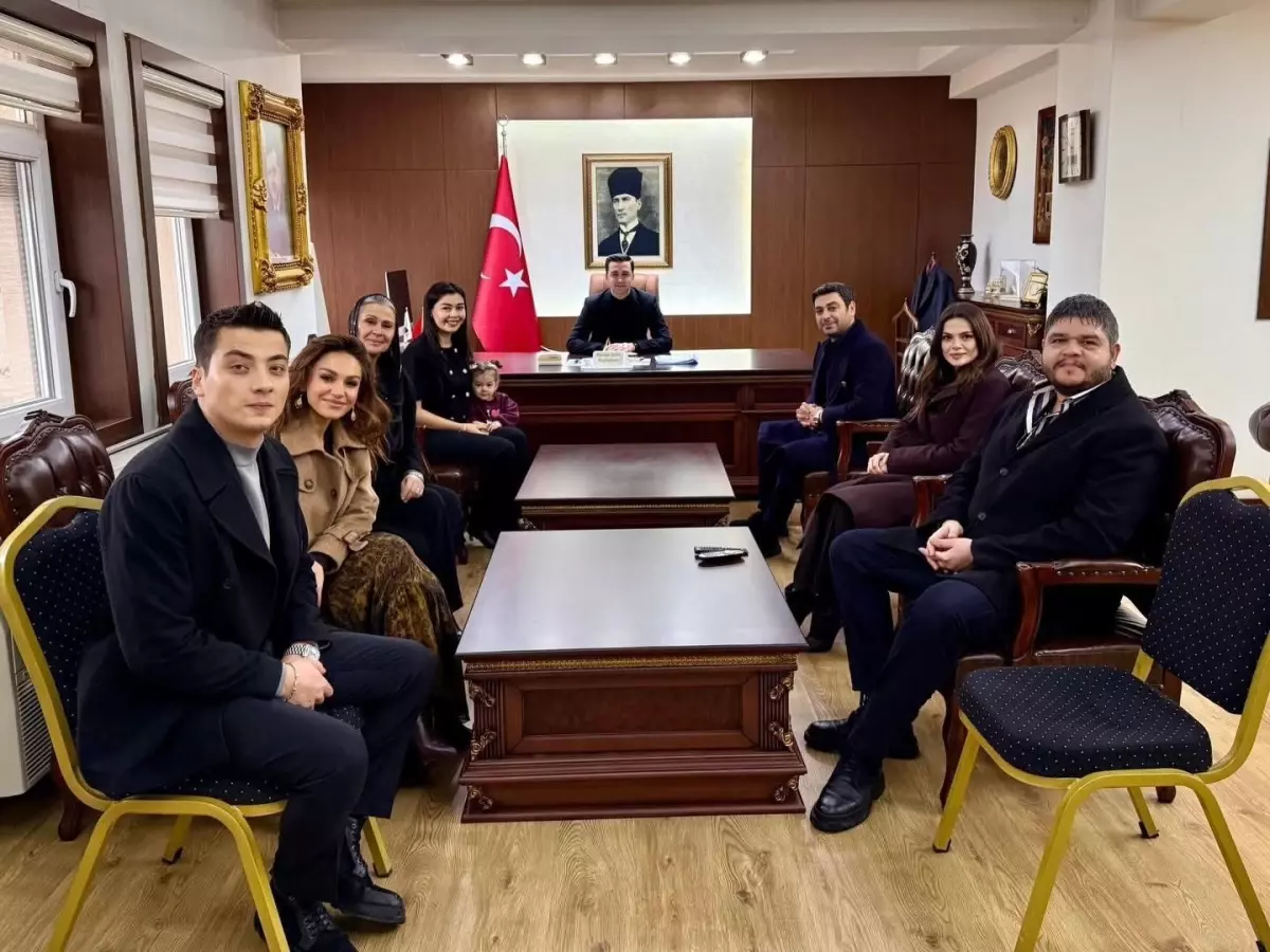 Uzak Şehir Ekibi Midyat Kaymakamını Ziyaret Etti, Bölge Tanıtıldı