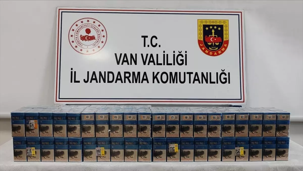 Van'ın Çaldıran İlçesinde Gümrük Kaçağı 720 Paket Sigara Ele Geçirildi