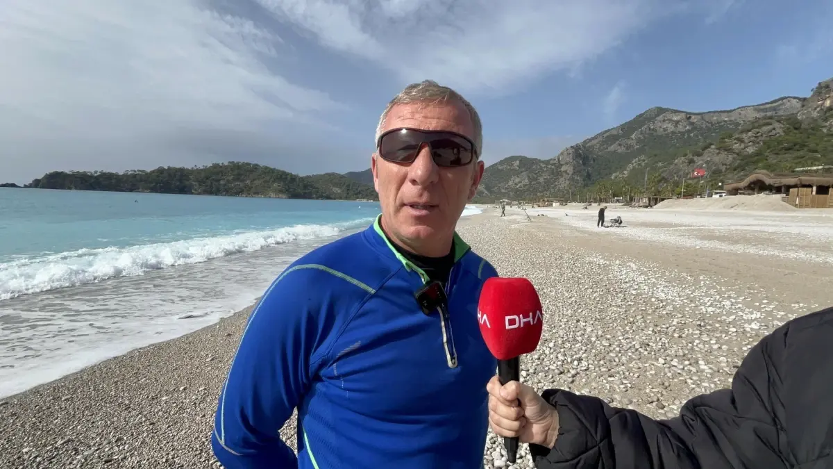 Babadağ'dan Ölüdeniz manzarası