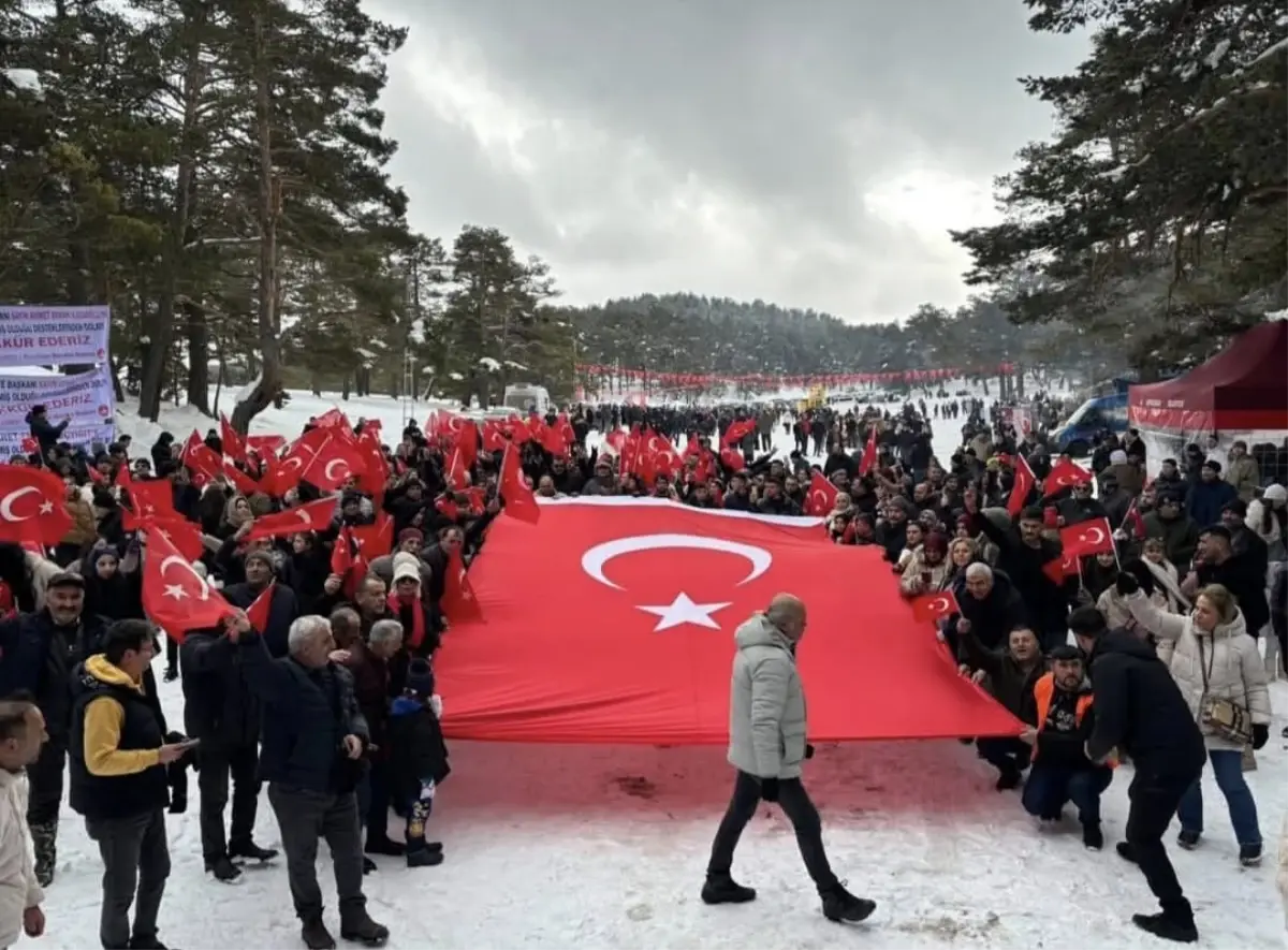 Koyulhisar’da Eğriçimen Yaylası’nda İlk Kış Festivali Coşkusu