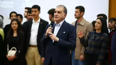 Ömer Çelik konuşma anı