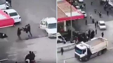 Çatışma anından görüntü