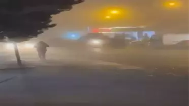 Patlayıcı atıldığı anın fotoğrafı