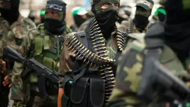 Gazze'de çatışma görüntüsü