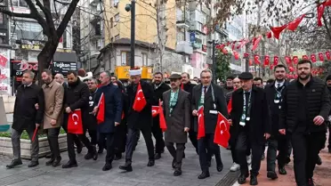 Yürüyüşteki katılımcılar
