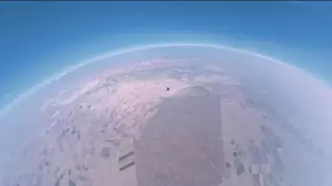 Paraşüt atlayışı anı