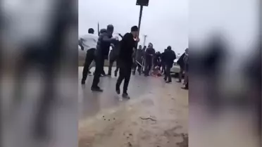 Kavga anında çekilen görüntü