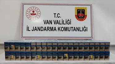 Ele geçirilen kaçak sigara paketleri