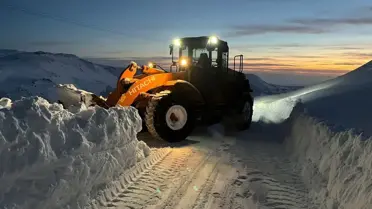 Karla kaplı Van yolları