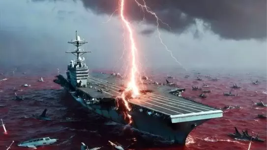 USS Abraham Lincoln gemisinin konumu