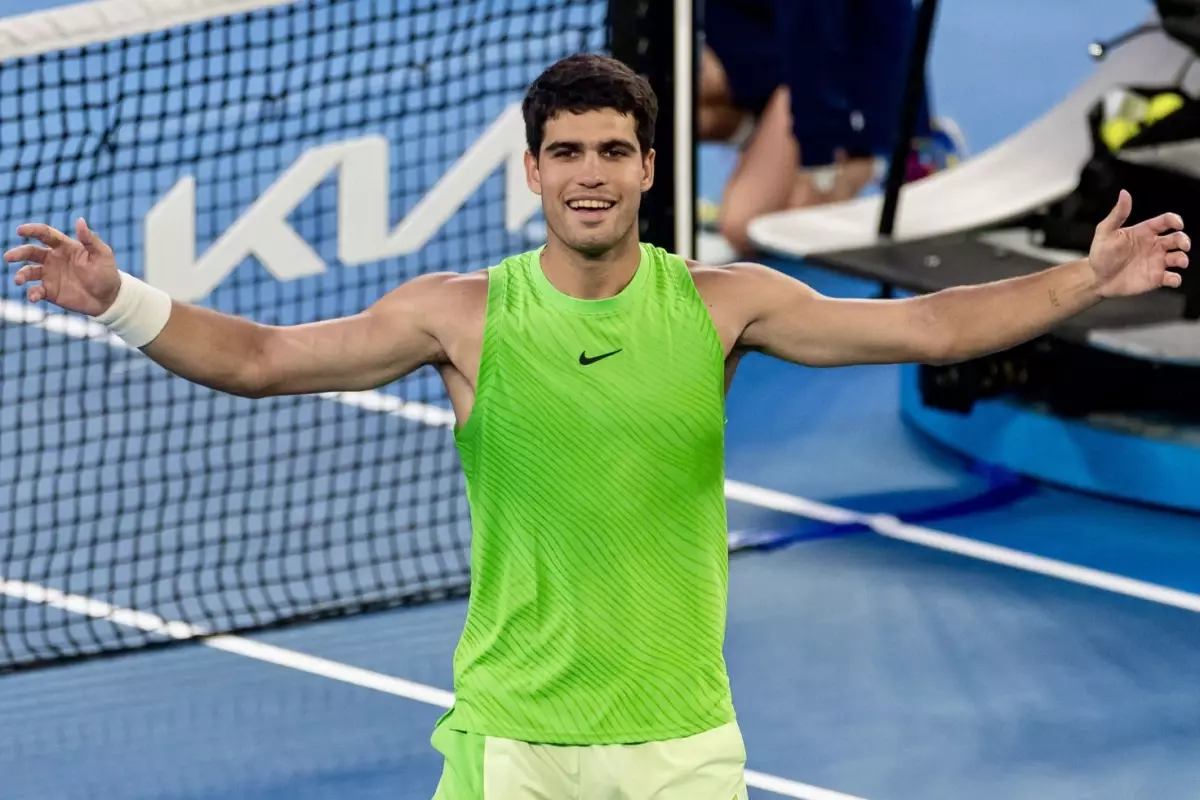 Carlos Alcaraz, Avustralya Açık'ta Tarihi Zaferle 87 Yıllık Rekoru Kırdı