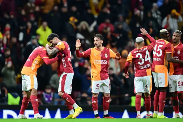 Maç sonrası Galatasaray oyuncuları