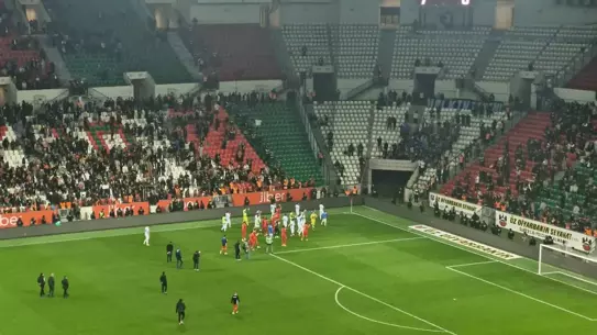 Maçın kritik anlarından biri, Amed Sportif'in gol sevinci