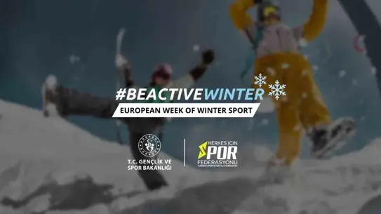 Kış sporları etkinliklerinden bir sahne