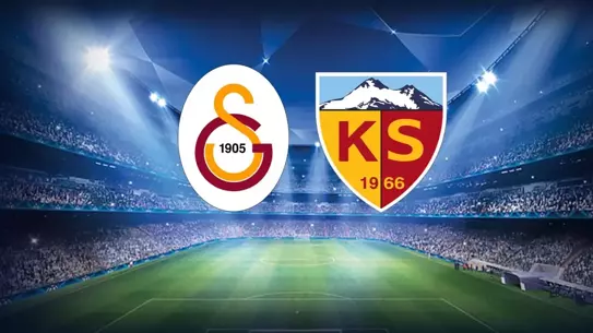 Galatasaray ve Kayserispor maçının ilk 11'i