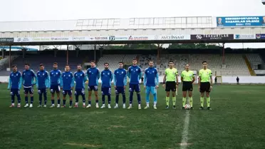 Çift kale maçı sırasında Güzide Gebzespor