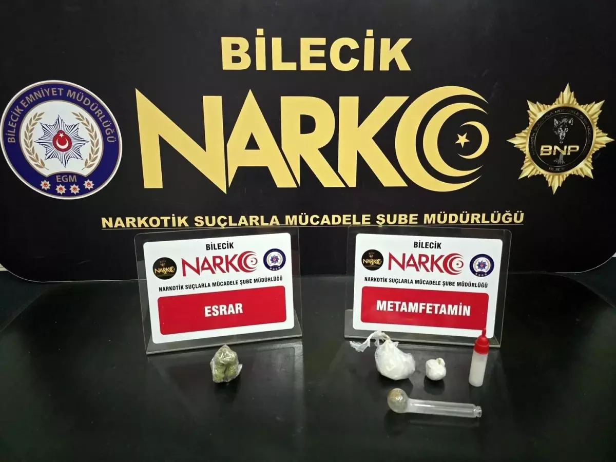 Bilecik'te Narkotik Operasyonu: İki Şüpheli Gözaltına Alındı