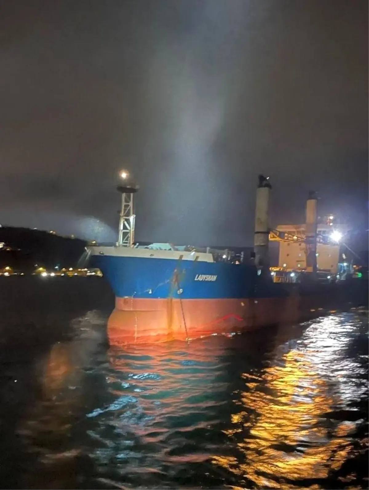 İstanbul Boğazı'nda Lady Sham Kargo Gemisi Kıyı Emniyeti ile Güvence Altına Alındı