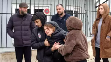 Kazadan etkilenen otobüsün çarpma anı