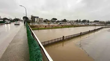 Kocabaş Çayı’nın taşma görüntüsü