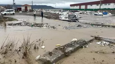 Çanakkale'de Şiddetli Sağanak Sonrası Kepez Çayı Taşarak Sel Felaketi Yarattı