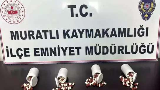 Muratlı’da Polis, 210 Sentetik Hap ve Metamfetamin Ele Geçirdi