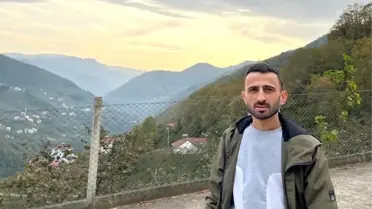 Rize'de Tadilat Ustası Baca Boşluğunda Düşmekten Kılpayı Kurtuldu