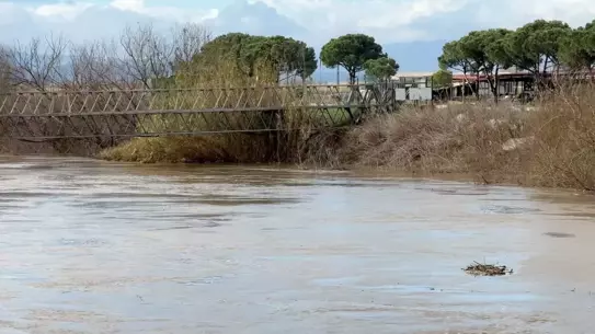 Büyük Menderes Nehri su seviyesinin yükselişi